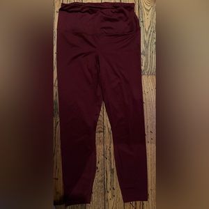 Velocity leggings/ color is called Terra Rosa.